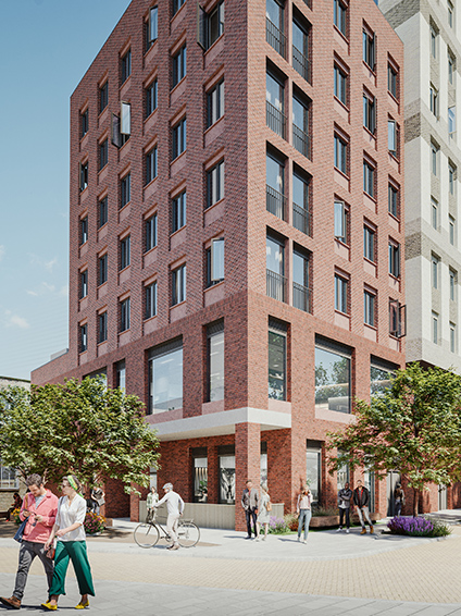 Elephant and Castle building exterior