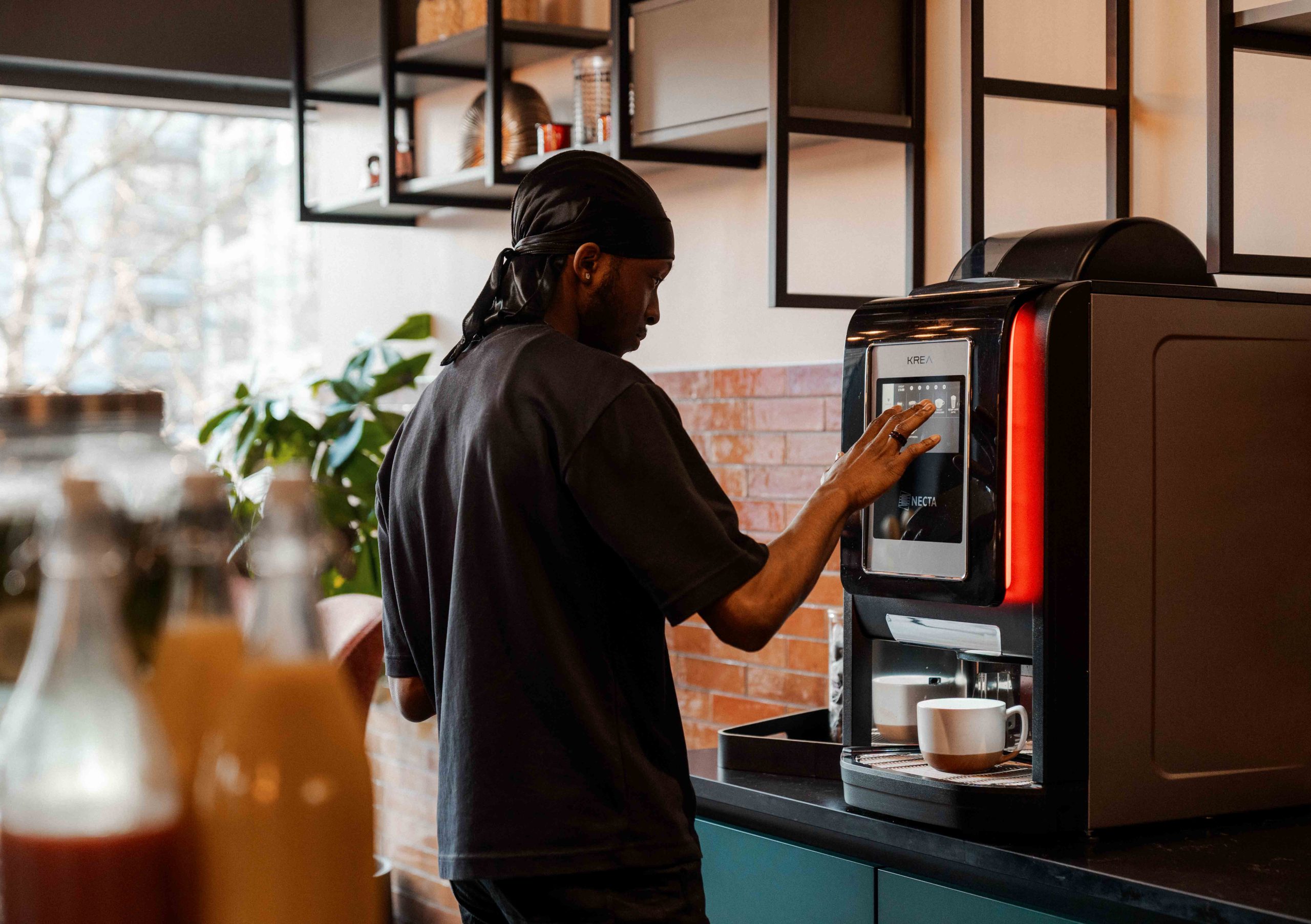 Free coffee every morning