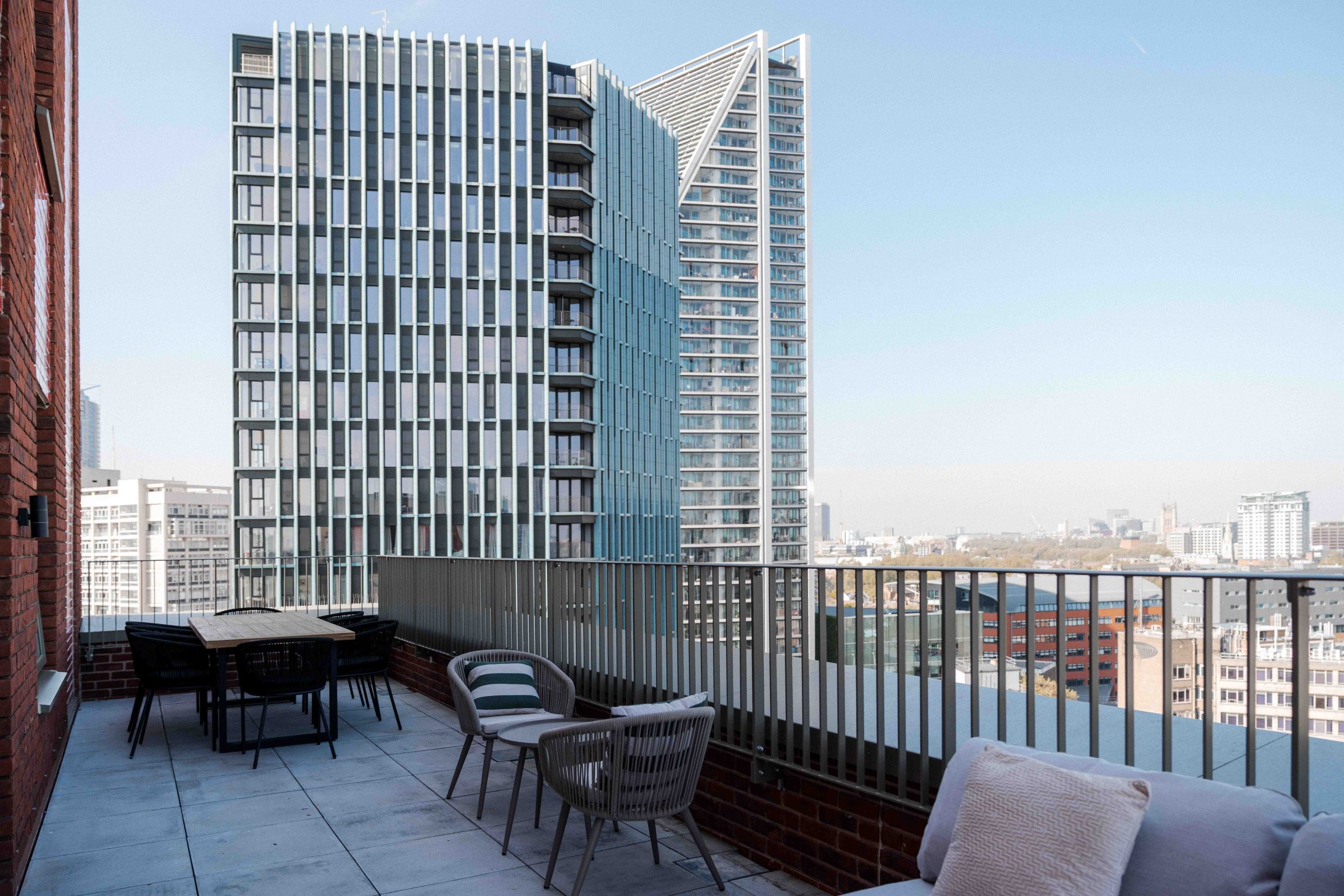 Views from London student accommodation